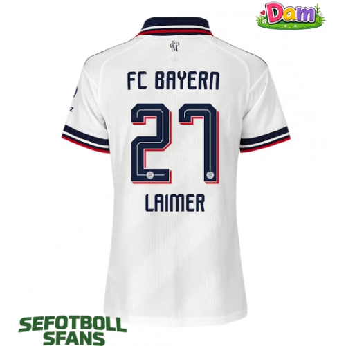 Bayern Munich Konrad Laimer #27 Bortatröja Kvinnor 2026-27 Kortärmad
